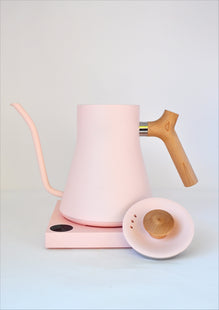 Fellow Stagg EKG Warm Pink Electric Pour-Over Tea Kettle with